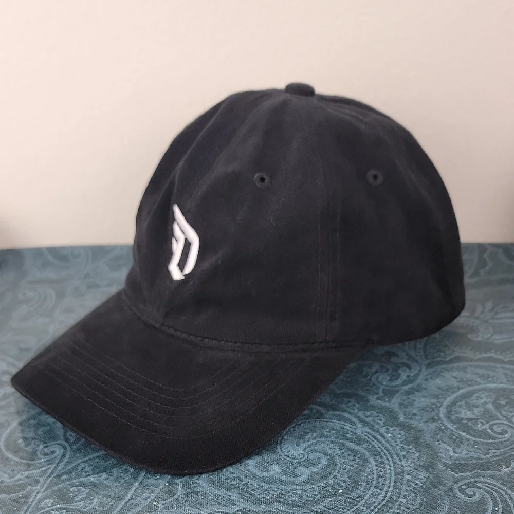 Adidas Damian Lillard Dame D Logo Cap Black Fabric Hat Adjustable Backstrap